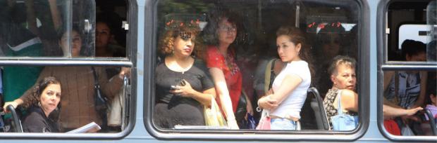 women-on-bus